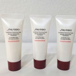 Shiseido Clarifying Cleansing Foam Trio Travel Mini Size